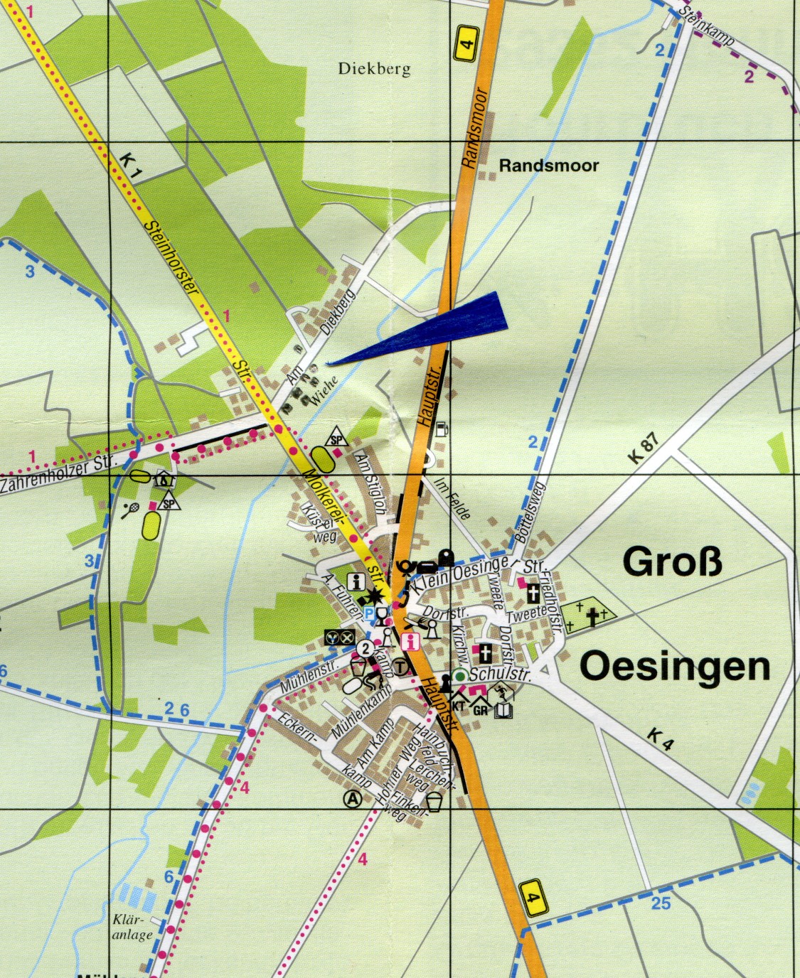City map Groß Oesingen